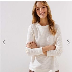 NWT LOFT Boucle Mock Neck Sweater